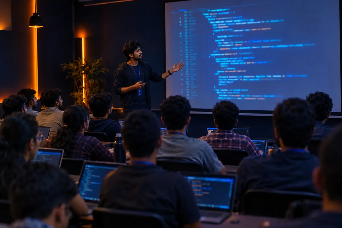 Python workshop, Noida campus outreach